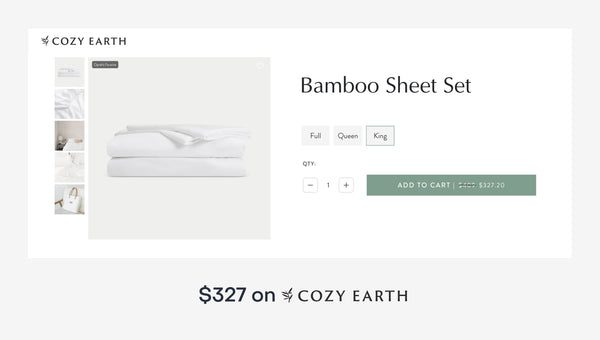 Bed Sheet Set Price Comp King